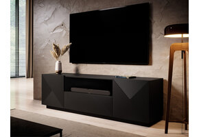 TV-Meubel modern Design met frame zwart 167cm