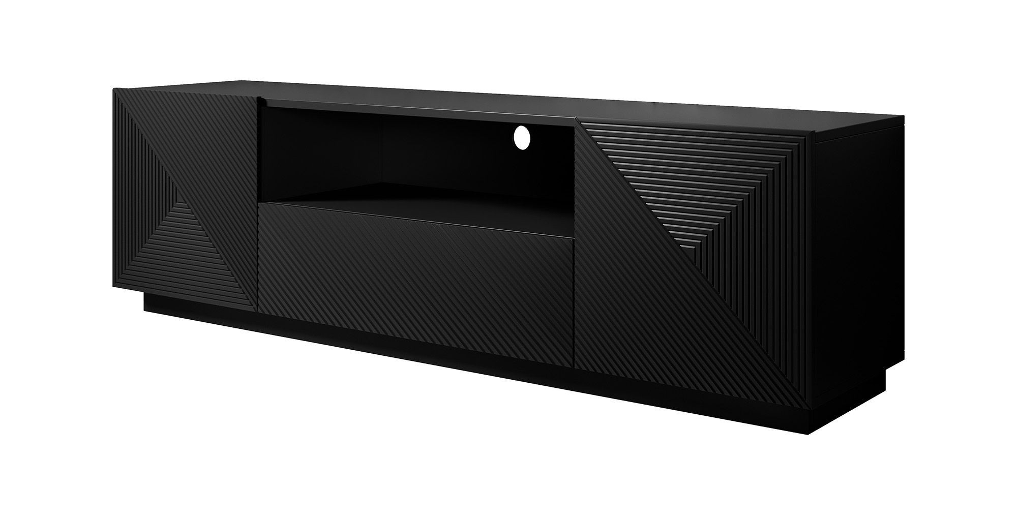 TV-Meubel modern Design met frame zwart 167cm