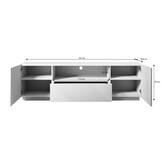 TV Meubel Ultra modern Design zwart 167cm