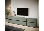 Tv meubel Modern design 224,8x40x48,2 cm Groen