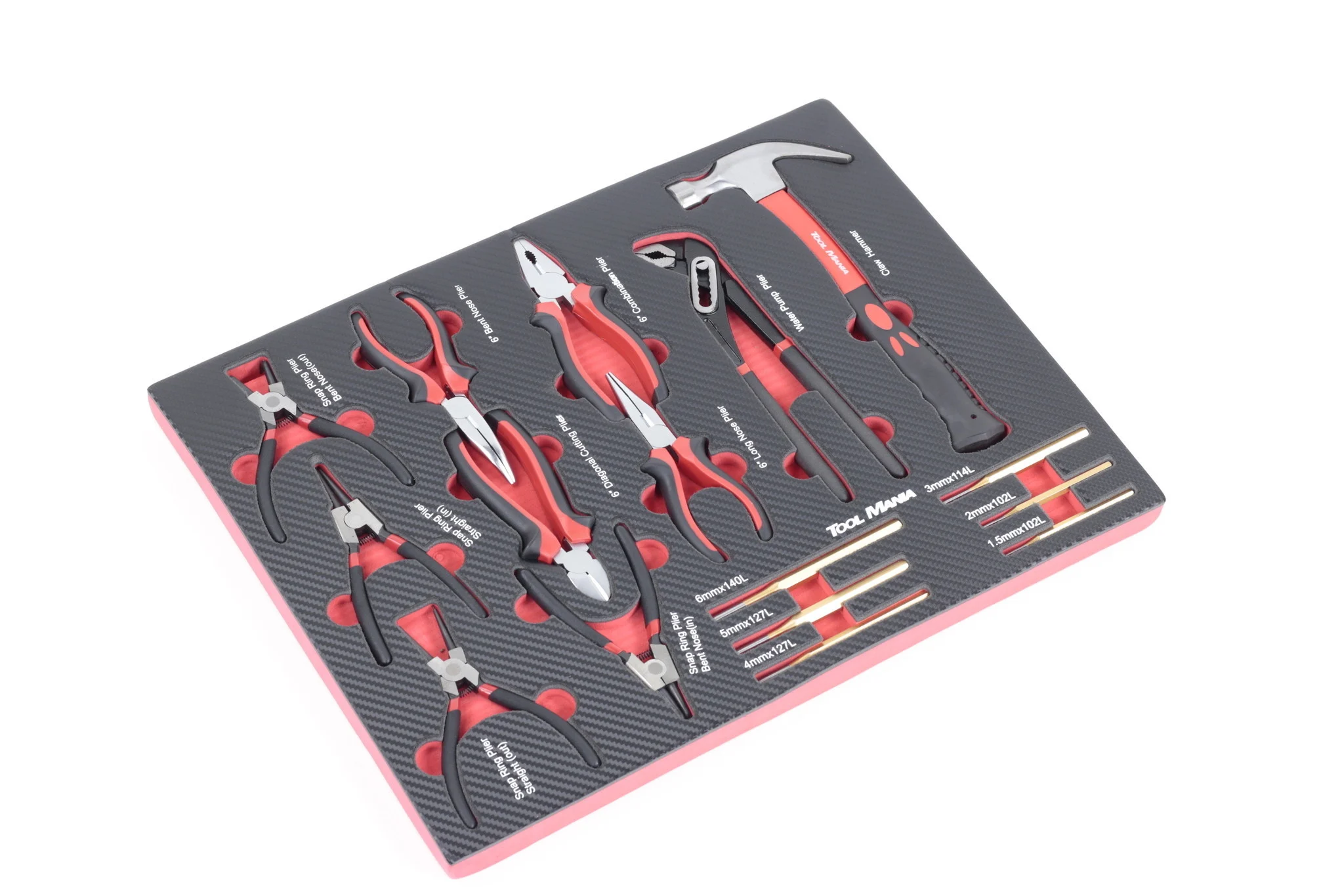 TM Premium Gereedschapsvulling Met Carbon Look Inlay Model 6