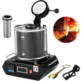 TM Metaalsmeltoven, 3Kg Grafietkroes smeltoven, Digitale goudsmeltovenmachine