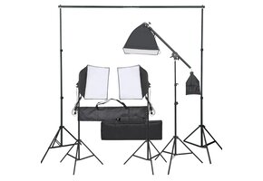 VD Fotostudioset met verlichtingsset
