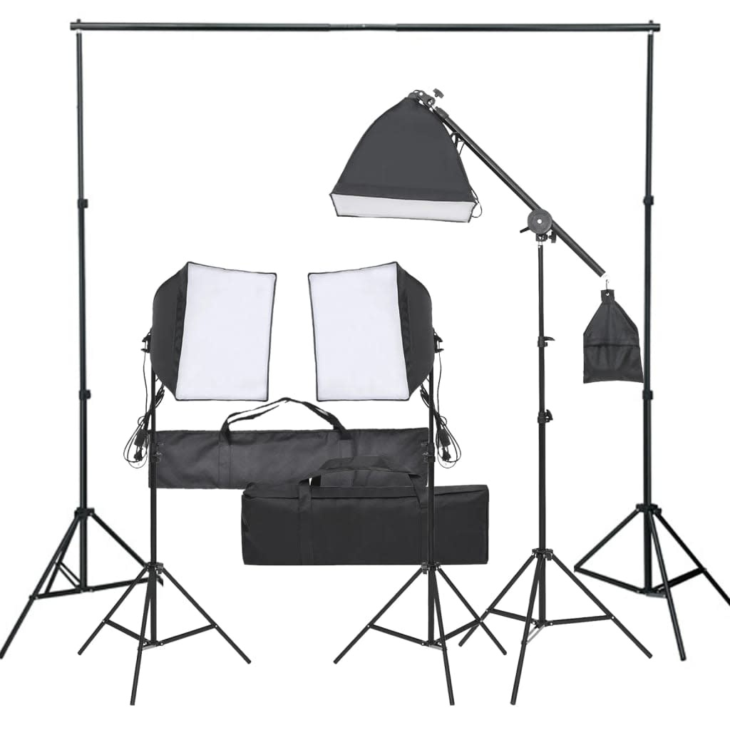 VD Fotostudioset met verlichtingsset