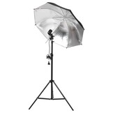 VD Fotostudioset met verlichtingsset, achtergrond en reflector