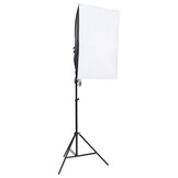 VD Fotostudioset met verlichtingsset, achtergrond en reflector