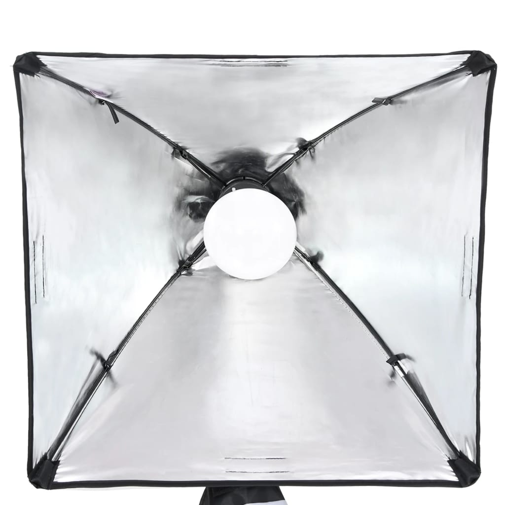 VD Fotostudioset met verlichtingsset en achtergrond