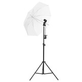 VD Fotostudioset met verlichtingsset, achtergrond en reflector