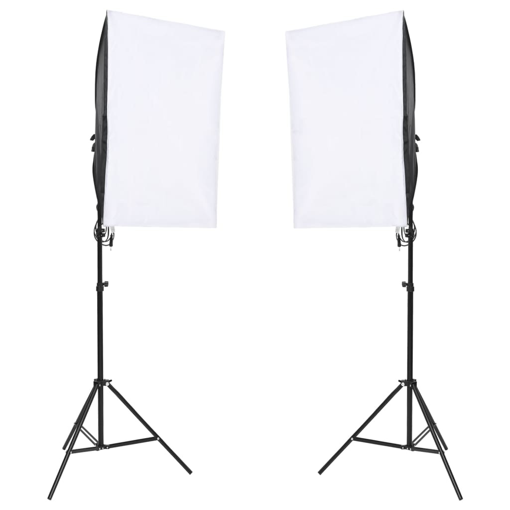 VD Fotostudioset met verlichtingsset en achtergrond