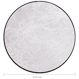 VD Fotostudioset met verlichtingsset, achtergrond en reflector