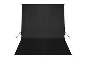 VD Achtergrondsysteem 500x300 cm zwart