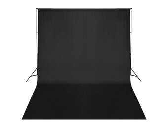 VD Achtergrondsysteem 500x300 cm zwart