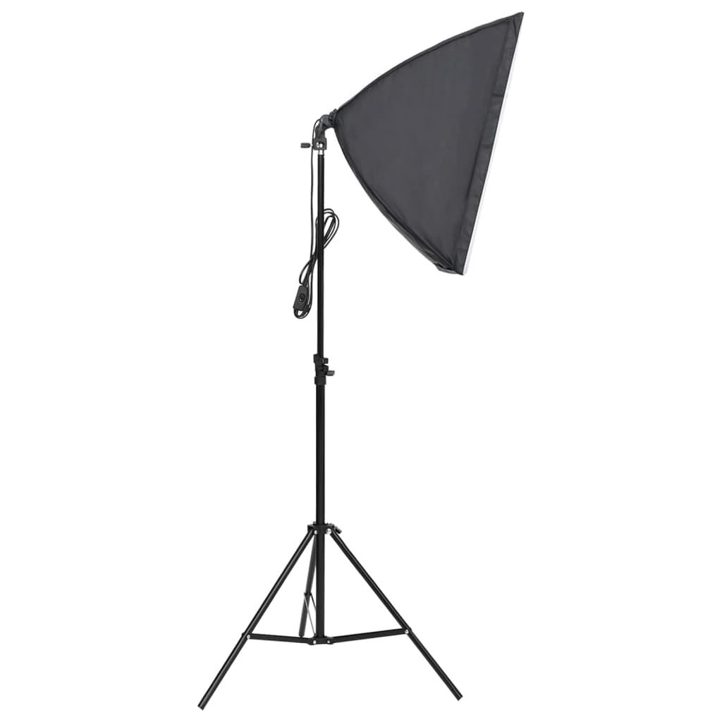 VD Fotostudioset met verlichtingsset en achtergrond 600 x 300 cm