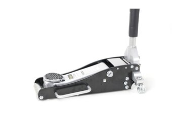 TM Extra lage Autokrik, Garagekrik, 1.5 Ton dubbel plunjer Aluminium / Staal