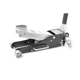 TM Extra lage Autokrik, Garagekrik, 2.5 Ton dubbel plunjer Aluminium / Staal