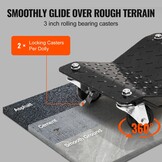 TM Draagbare bandenwagen 4 stuks 3000kg