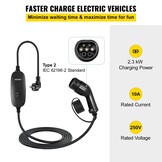 TM laadkabel 2.3kW 6m