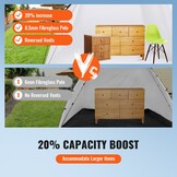 TM Draagbare spuitbescherming 305 x 213 x 183 cm