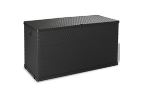 TM Tuinopbergbox Antraciet 120x56x63 cm PP Rotan
