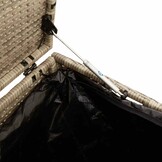 TM Tuinbox 110x50x58 cm poly rattan beige