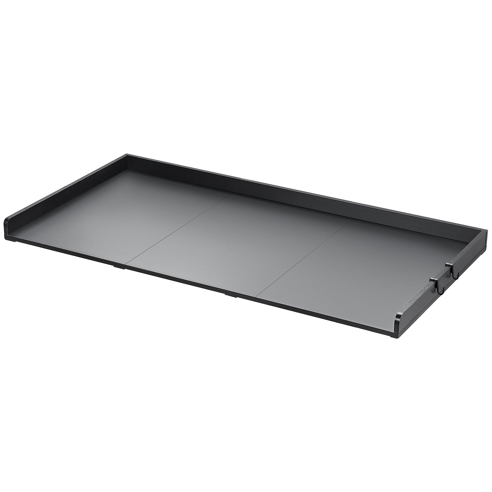 TM was-droogcombinatie werkblad 3-plaat 1370x700x69mm zwart