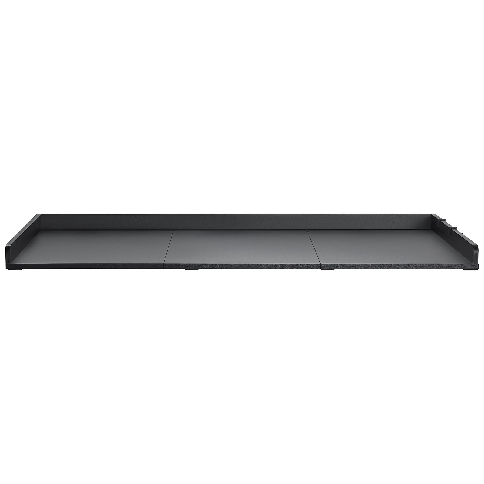 TM was-droogcombinatie werkblad 3-plaat 1370x700x69mm zwart