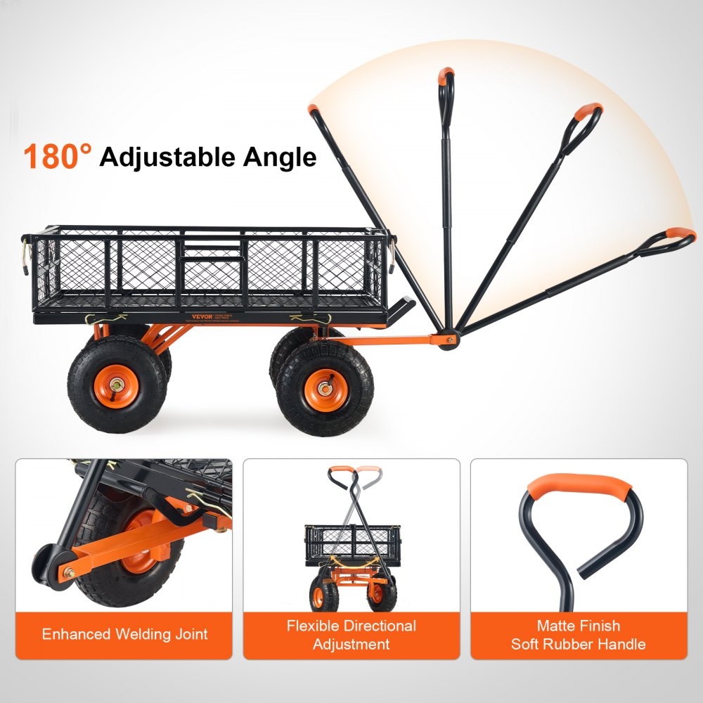 TM tuinwagen kantelbaar 181KG