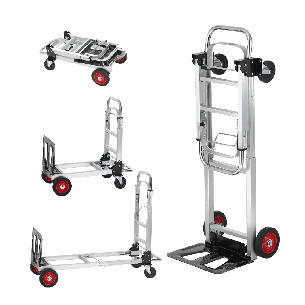 TM 2-in-1 steekwagen opvouwbaar 113/181 kg laadvermogen
