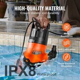 TM dompelpomp / vuilwaterpomp  700W 15700 L/h 10,1m