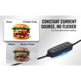 TM  fotobox 410x300x305mm, set lichtbak fotografie 5600K 120LED