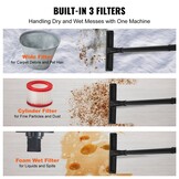 TM nat-droogzuiger  20L 6HP