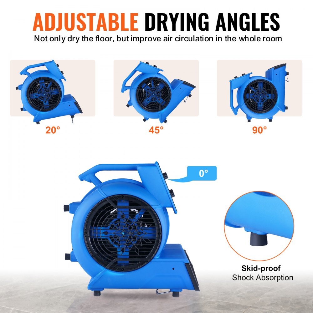 TM vloerventilator 1250 rpm