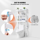 TM Badkamerrek, toiletrek WIT