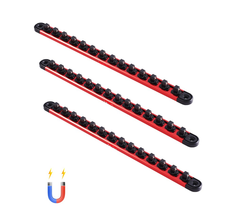 Tm 3 delige doppenrailset voor 1/4, 3/8 en 1/2 inch Dopsleutels