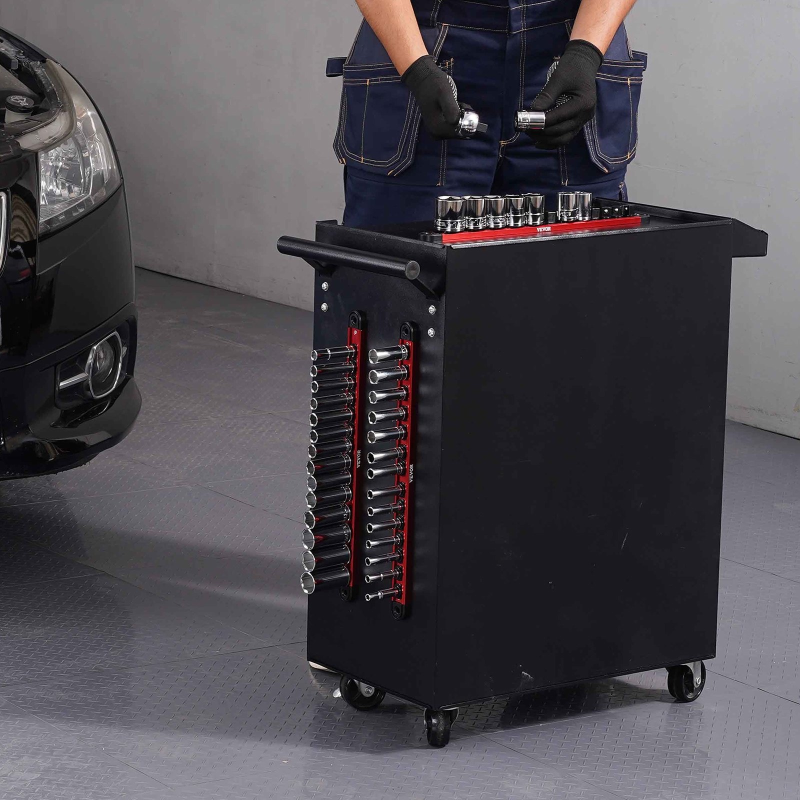 Tm 3 delige doppenrailset