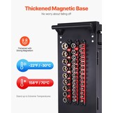 Tm 3 delige doppenrailset voor 1/4, 3/8 en 1/2 inch Dopsleutels