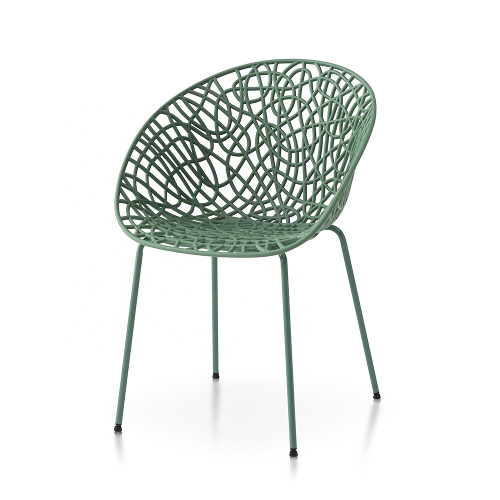 TM Modern Design Plastic Stoel Groen