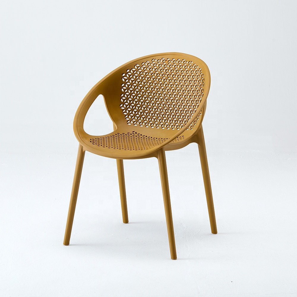 TM Tabar & Co moderne stoel honinggeel