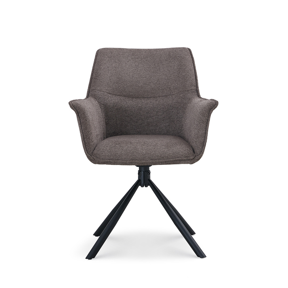 TM ChocoComfort – Luxe Bruin Gestoffeerde Stoel