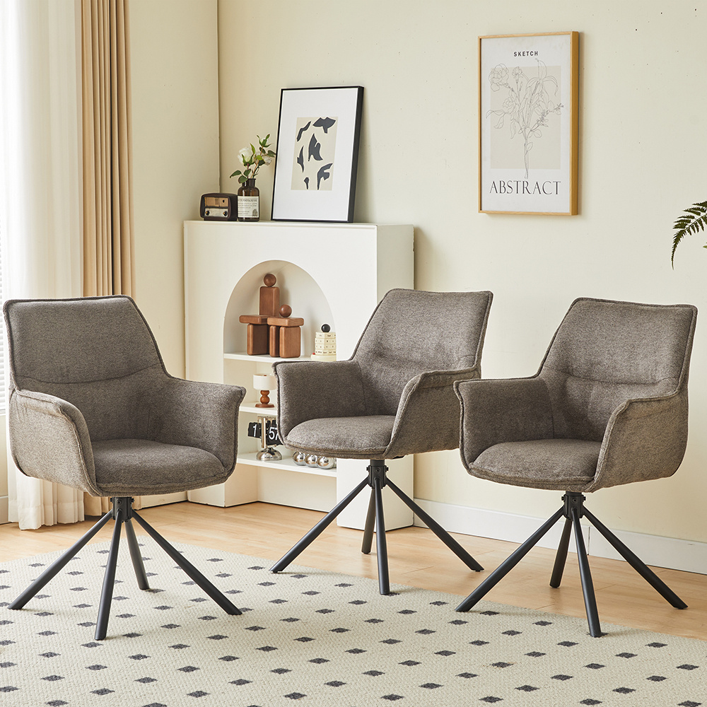 TM ChocoComfort – Luxe Bruin Gestoffeerde Stoel