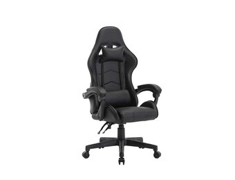 Bureaustoel ergonomisch , Gamestoel , zwart , verstelbaar