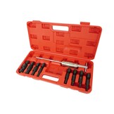 9 Piece Inner bearing puller set with impact puller