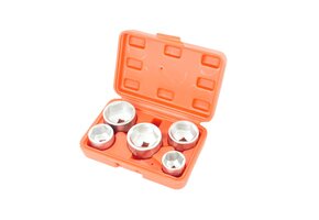 TM 5 Piece Oil Filter Disassembly Set - Oil Filter Socket Set
