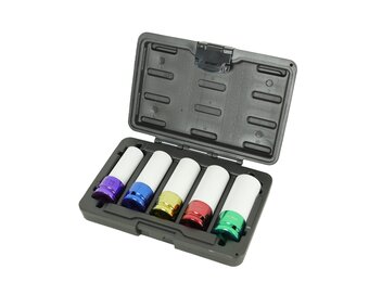 TM 5 Delige Lange Krachtdoppenset met Beschermhulzen