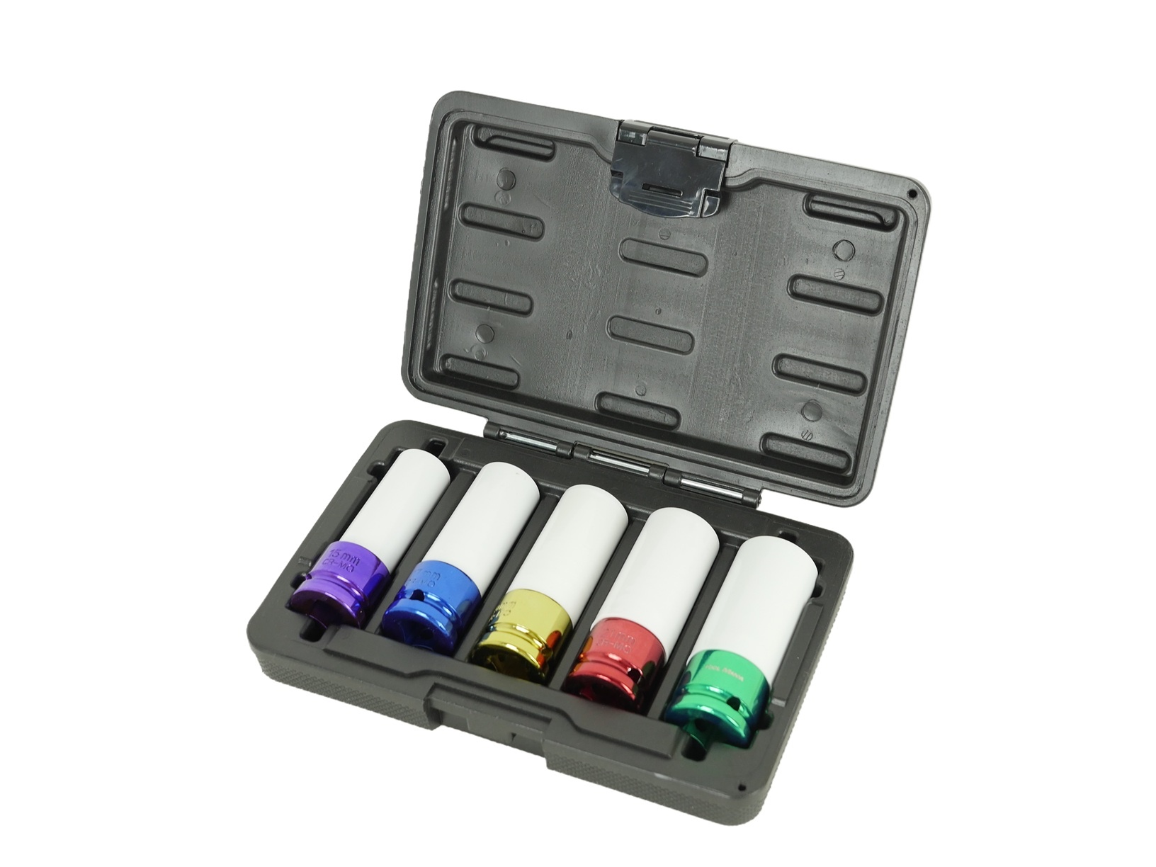 TM 5 Delige Lange Krachtdoppenset met Beschermhulzen