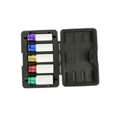 TM 5 Piece Long Power Socket Set with Protective Sleeves