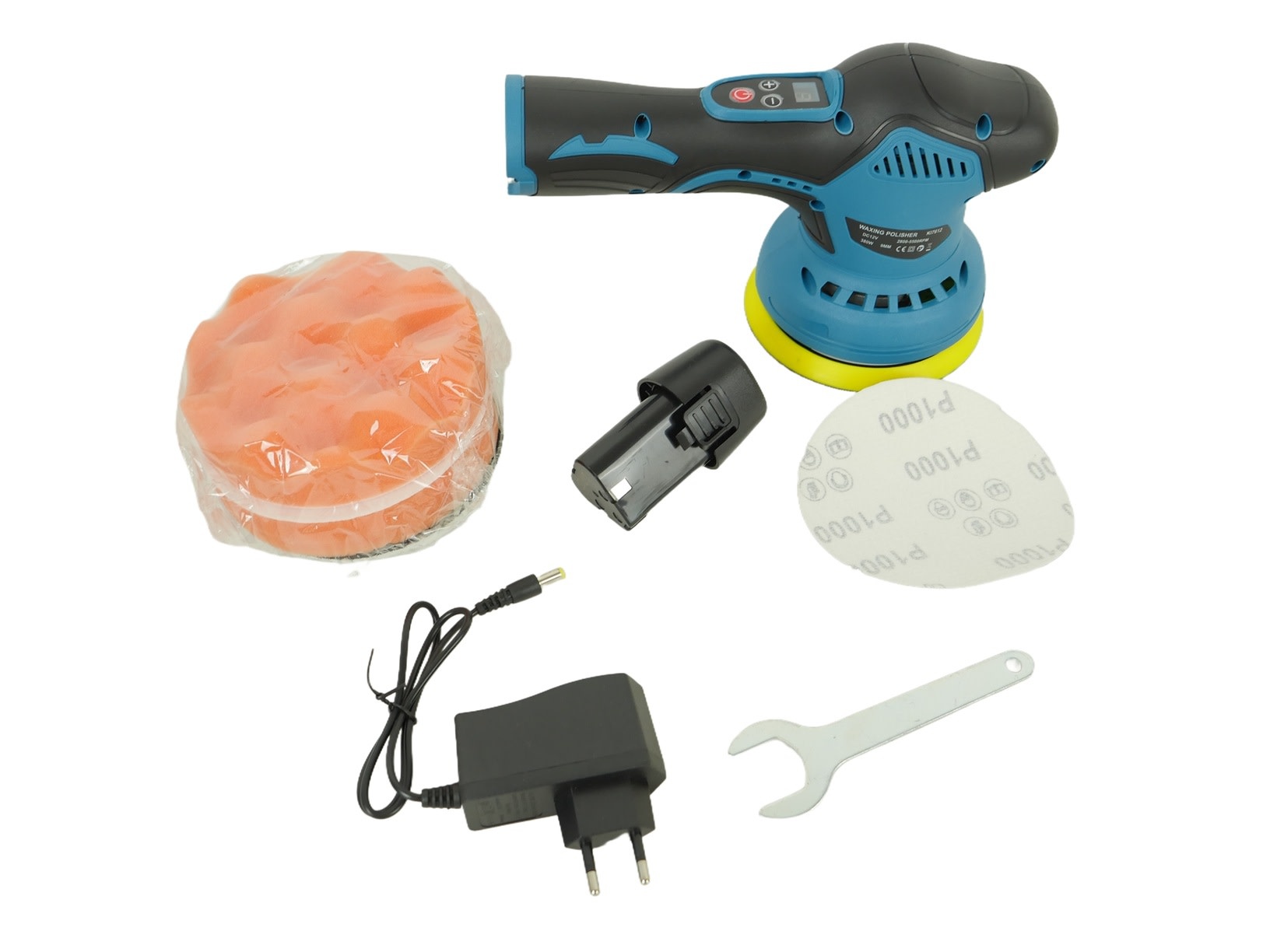 TM accu polijstmachine, 100 mm, 12 Volt