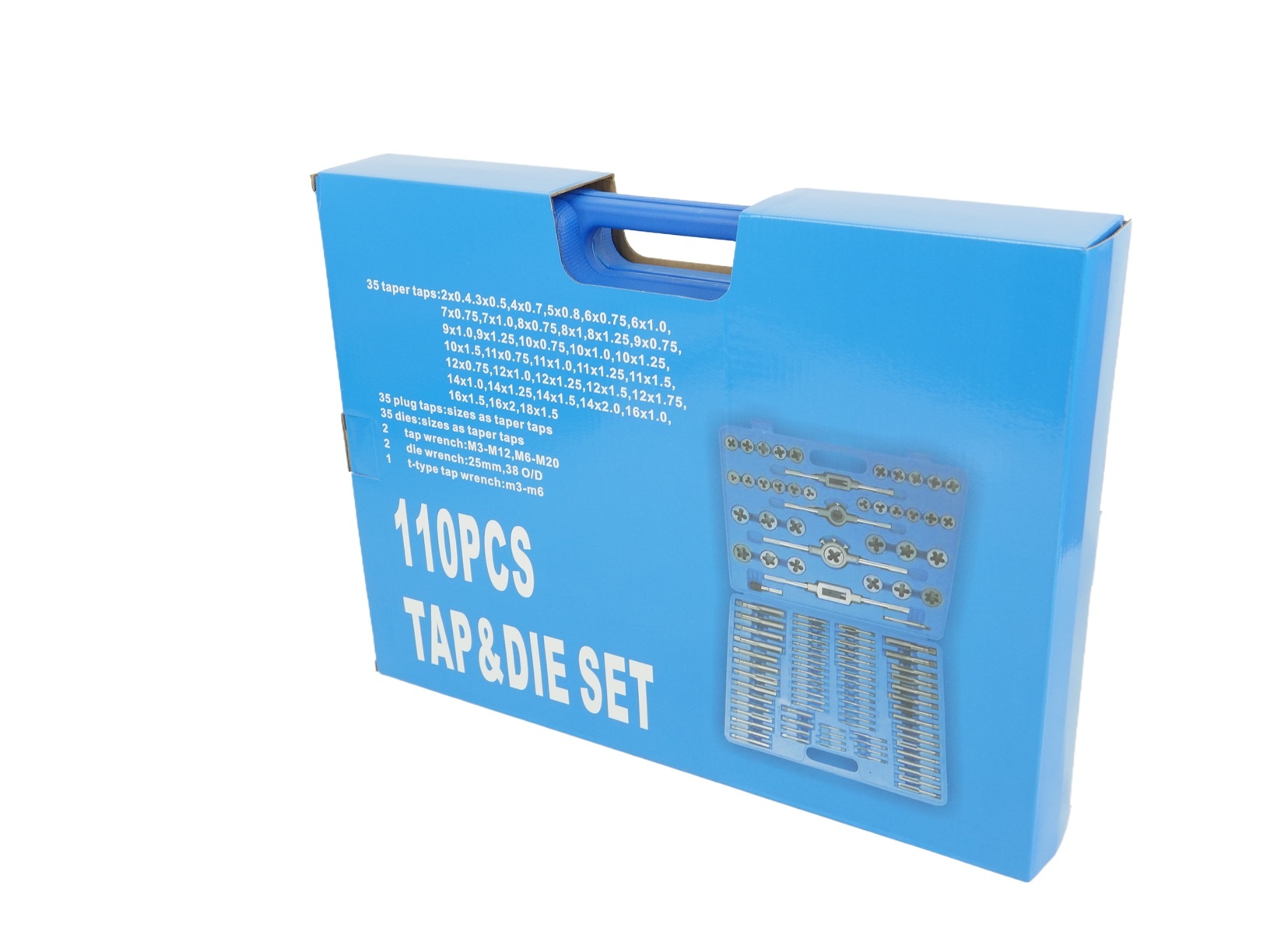 TM 110 Piece Tap and Cutting Set METRIC