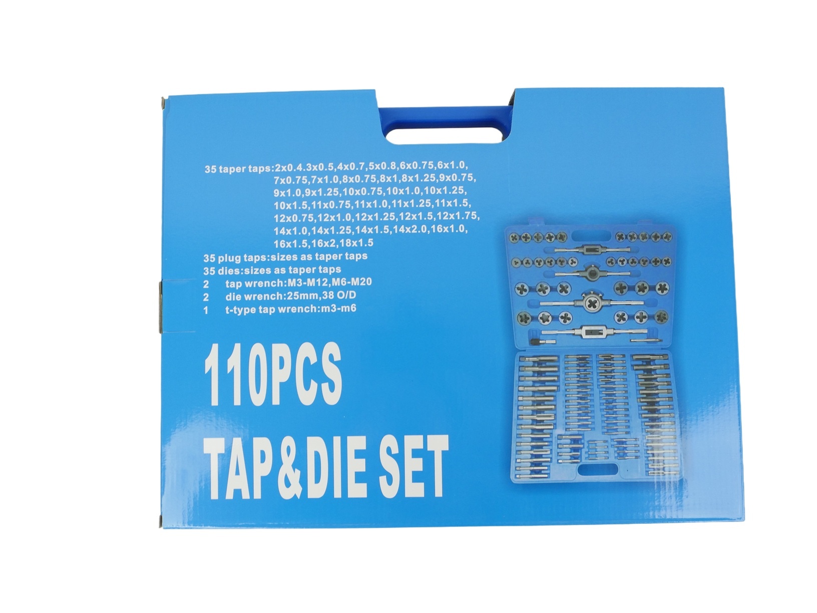 TM 110 Piece Tap and Cutting Set METRIC