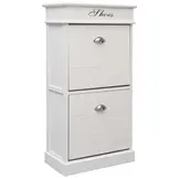 TM Schoenenkast 50x28x98 cm wit